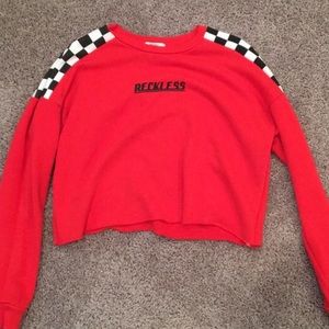 Forever 21 crop top with racer detail